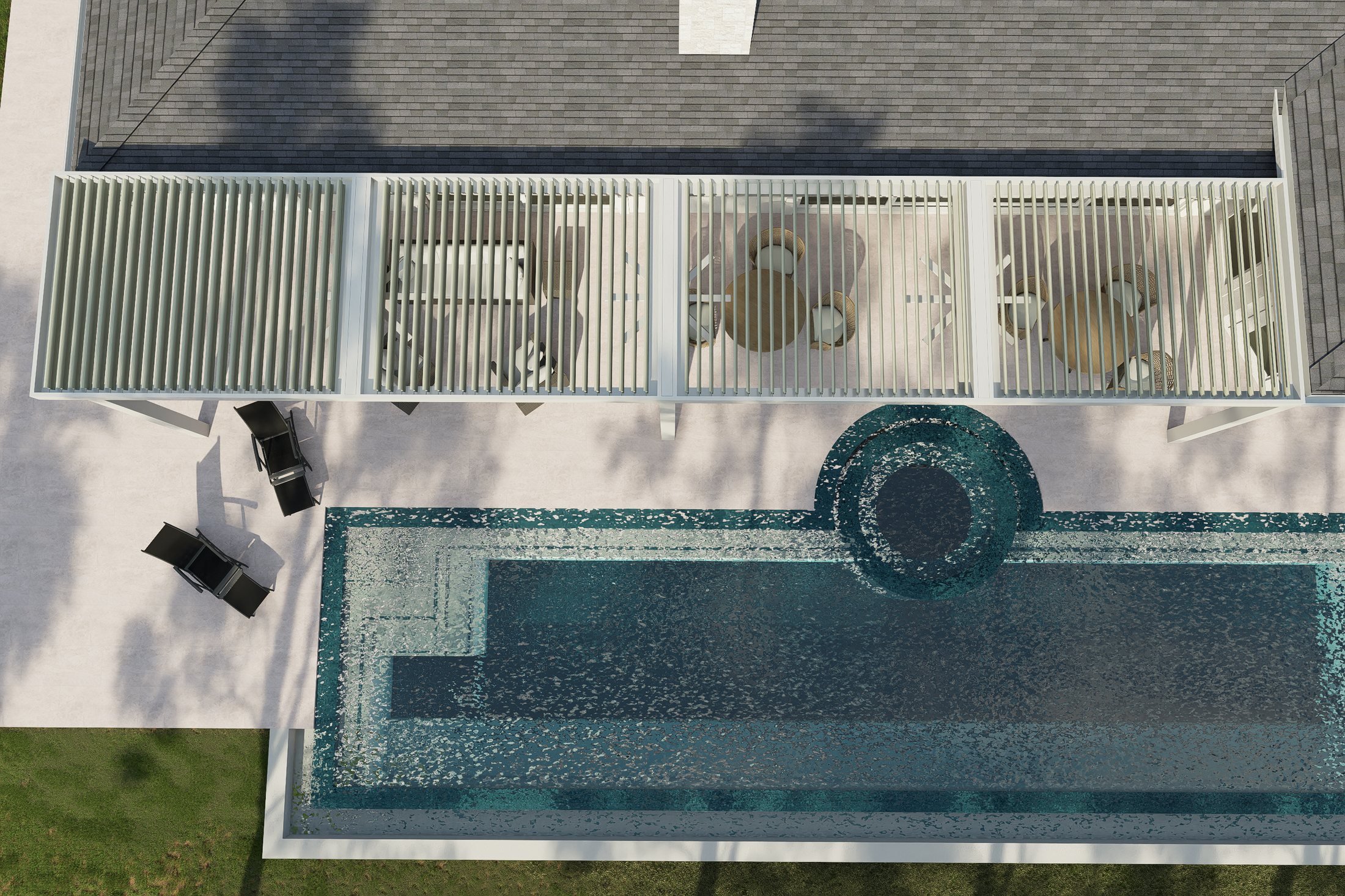 Aerial plan rendering