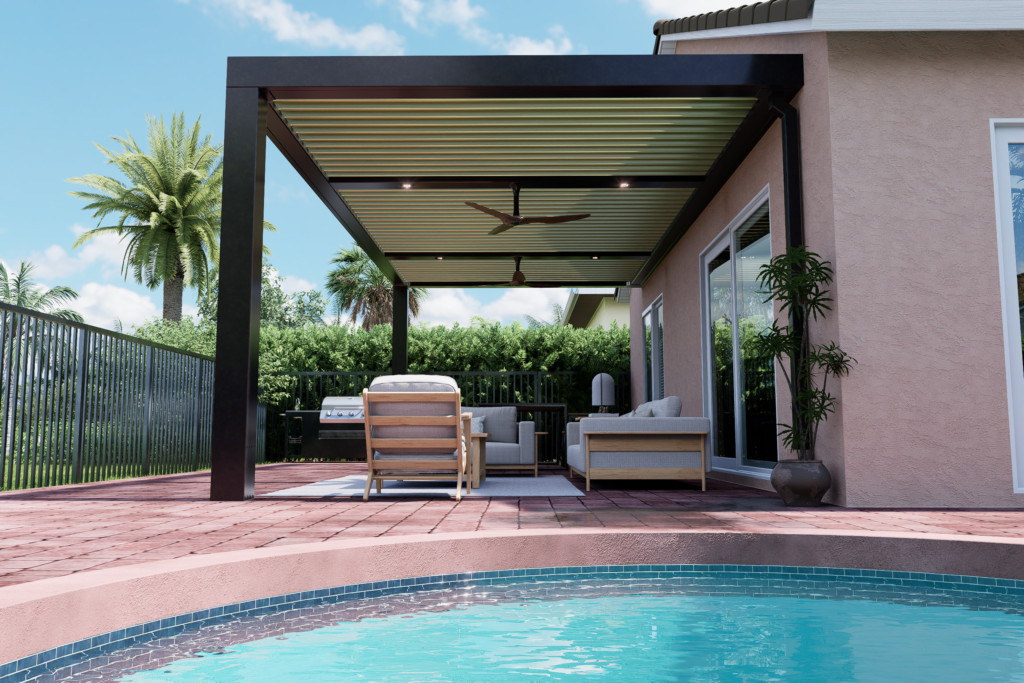 Option 1 - 12x24 poolside elevation