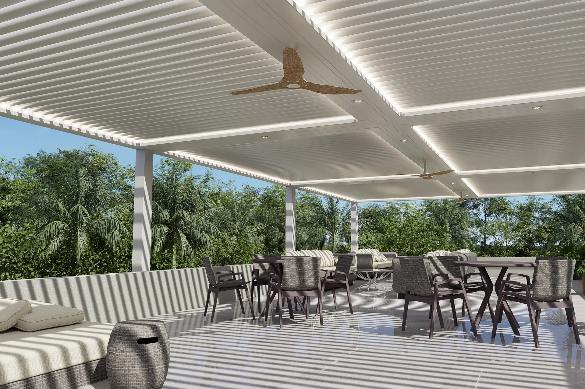 Dining area by day